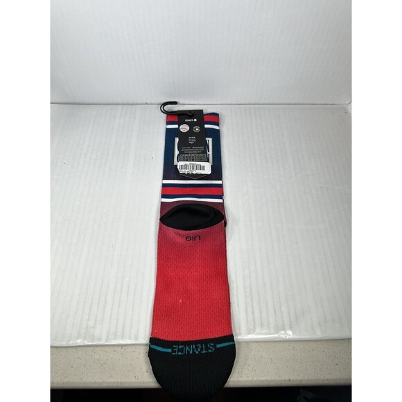 Size L Mens Stance MLB Los Angeles Angels Cooperstown Crew Socks 9-13 NEW - Picture 3 of 5